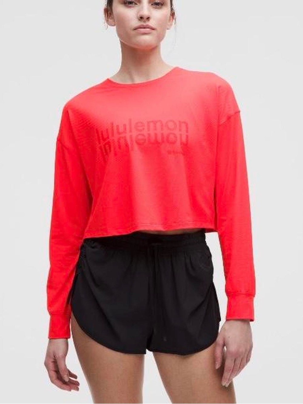 Lululemon Red LS, Size 6